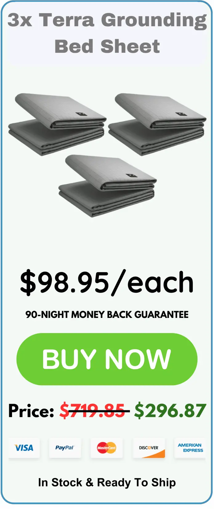 discounted Terra Grounding Bed Sheets
